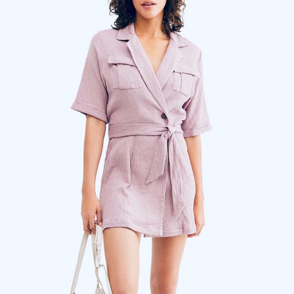 FREE PEOPLE Clementine Mini Tie Waist Dress - Picture 5 of 8